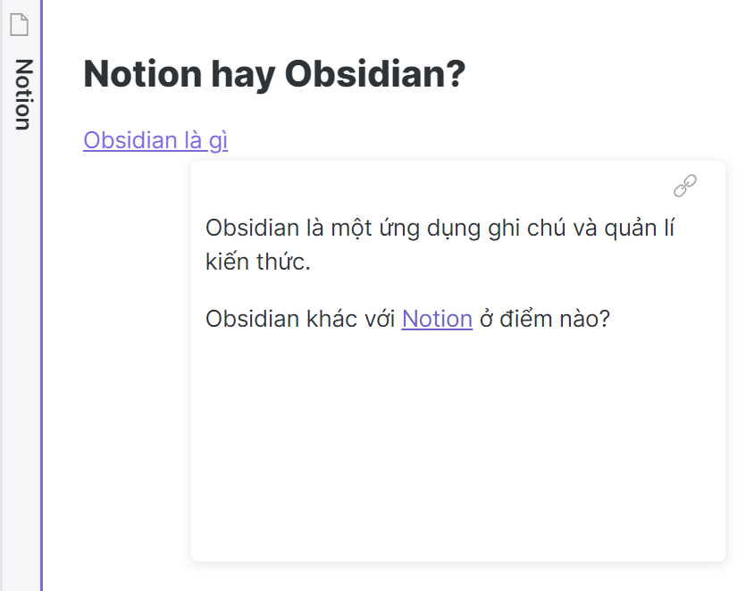 hover to preview links